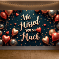 thumbnail image 6 of Colorful Balloons Welcome Back Banner Decorative Hearts Reunion for Indoor Celebration Office Home Decoration Gathering, 6 of 9