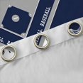 thumbnail image 4 of Homewish Baseball Game Black Out Curtains,Sport City Silhouette Curtains Pack of 2 (42x63 Each),Deepblue Gray White Bedroom Curtains For Boys Kids,Ultra Soft Home Decor, 4 of 6