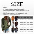 thumbnail image 5 of Casual Round Neck Long Sleeve Solid Color Sweatshirt Ladies Casual Solid Color V-neck Button Drawstring Hooded Loose Long Sleeves Navy M, 5 of 5