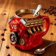 thumbnail image 6 of Resin Mug With Inner Liner Retro Engine Mug - 3D Mechanical Coffee Cup, Vacuum Insulated Stainless Steel Resin Mug for Car Enthusiasts for Garage/Road Trips, 6 of 6