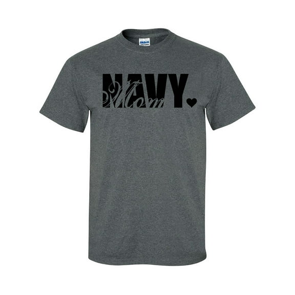 Navy Mom Short Sleeve T-Shirt