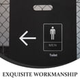 thumbnail image 5 of Raindrops 2pcs Self-adhesive Toilet Sign Plastic Restroom Door Sign Men Women Toilet Sign Board, 5 of 8