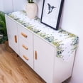 thumbnail image 5 of Eucalyptus Leaf Triangle Table Runners Long Dresser Scarves Table Decoration for Wedding Party/Graduation Ceremony/Banquet Multicolored Spring Botanical Herb, 5 of 7