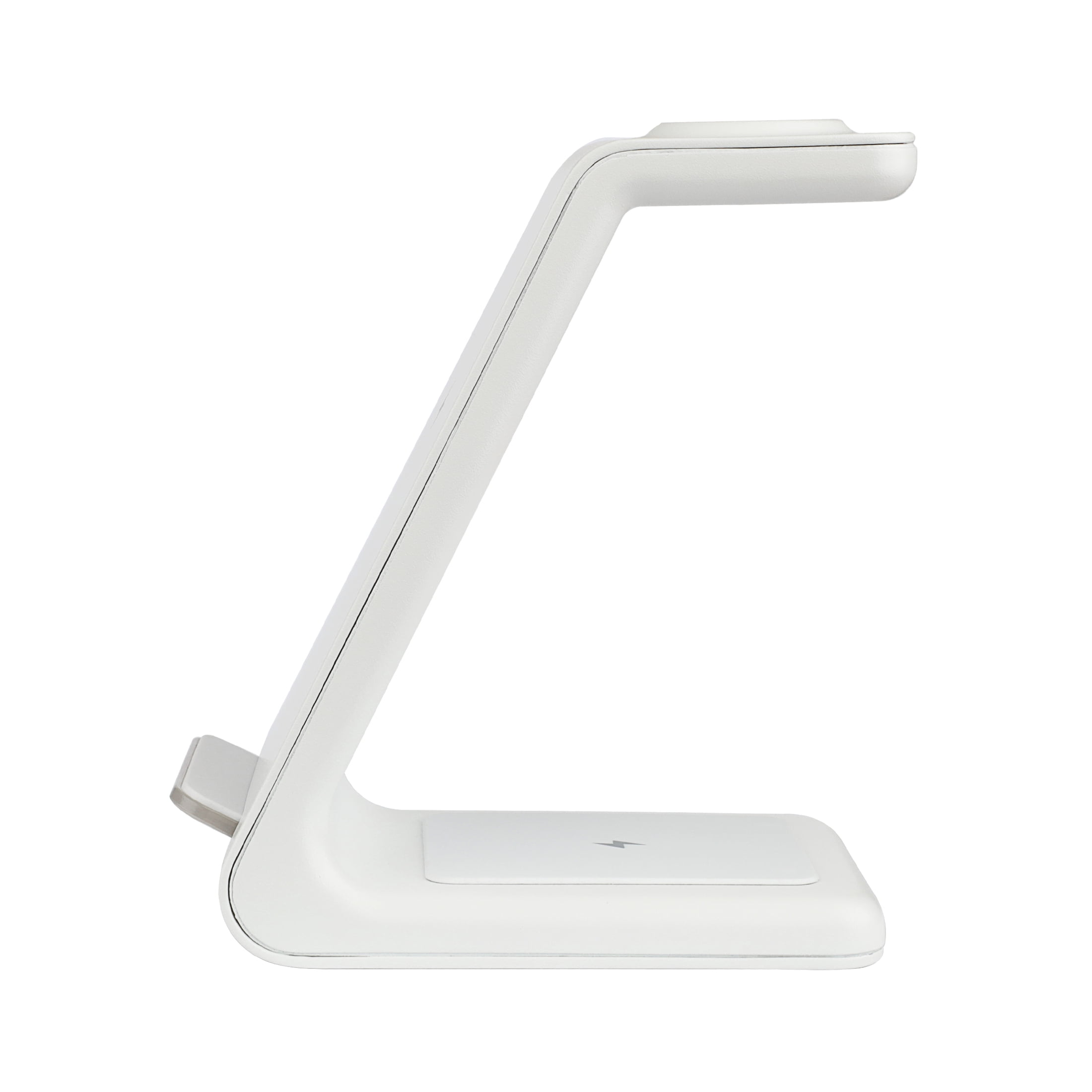 ZSOU 3-in-1 Wireless Charging Station for iPhone, Apple Watch, and AirPods, White