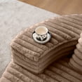 thumbnail image 2 of Comfy Cloud Round Accent Chair, Fluffy Barrel Chaise Lounge with Removable Cover, No Assembly Needed, 2 of 8