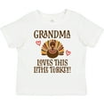 thumbnail image 3 of Inktastic Thanksgiving Grandma Little Turkey Boys or Girls Toddler T-Shirt, 3 of 5