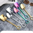 thumbnail image 3 of 304 Stainless Steel Spade Type Watermelon Spoon Coffee Spoon Corrosion Resistant Not Easy To Bend Mirror Polishing, 3 of 11