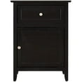 thumbnail image 4 of Glory Furniture Izzy 1 Drawer 1 Door Nightstand in Black, 4 of 16
