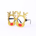 thumbnail image 3 of Marco de gafas navideñas, decoración exquisita para fiestas navideñas, gafas decoradas navideñas, 3 of 3