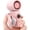 Blush Pink, variant on Clip-On Portable Fan, 13500 RPM Rechargeable Handheld Mini Fan with LED Display, 360° Rotating Detachable Clip, Stroller Fan for Baby, Compact Travel Essentials/Lash, Summer Gifts for Women
