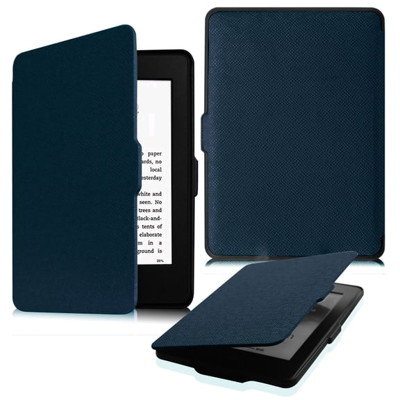 Fintie SlimShell Case for All Kindle Paperwhite Generations Prior to 2018, Not Fit All-new Paperwhite 10th Gen, Navy