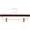 box of 25, variant on International Hanger Wooden Bottom Hanger w/Clips, Walnut Finish with Brass Hardware, Box of 25