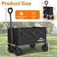 thumbnail image 2 of Carrito plegable COZEER de alta resistencia, capacidad de 163 kg, 2 of 8