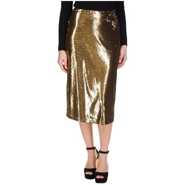 Michael Kors Jupe Évasée à Sequins pour Femmes, Grande