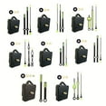 thumbnail image 4 of Quartz DIY Wall Clock Movement Mechanism Set, with 3.6 Inch Long Spade Hands, Battery Operated Sweep Silent Movement Motor Hands Clock Repair Replacement Parts Accessories for DIY Clock Mechanism Kit, 4 of 6