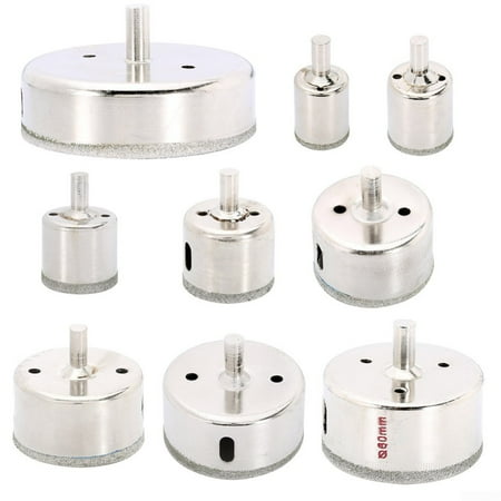 

25-110mm Dia Glass Hole Saw Diamond Tipped Tile Ceramic Marble Drill Bit Cutter