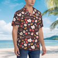 thumbnail image 2 of Salouo To The Best Mom for Hawaiian Shirt for Men,Summer Beach Casual Short Sleeve Button Down Shirts Men's Regular-Fit Short-Sleeve Print Shirt -Medium, 2 of 6