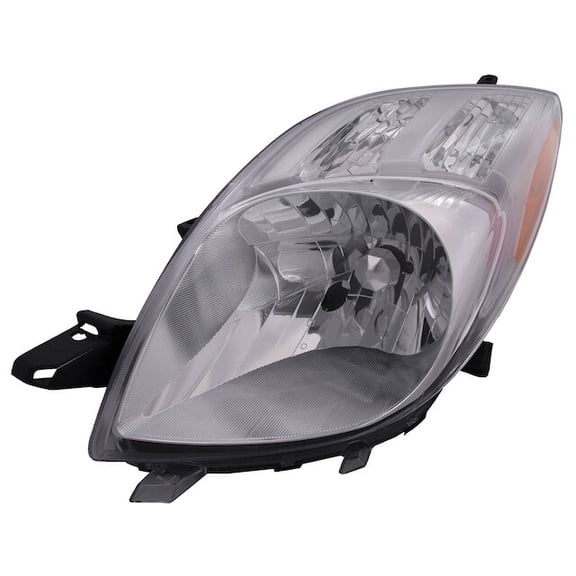 Left Driver Side Headlight Assembly - Compatible with 2007 - 2008 Toyota Yaris Hatchback