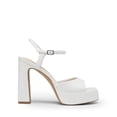 thumbnail image 2 of DREAM PAIRS Platform Heels for Women, Square Toe Chunky High Heels Ankle Strap Sandals for Wedding Party Formal Event, 2 of 9