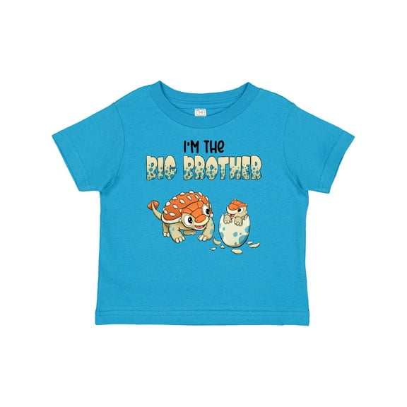 Inktastic I'm the Big Brother Ankylosaurus Bros Boys Baby T-Shirt