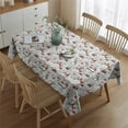thumbnail image 2 of Multicolor Christmas Gnome Pattern Rectangle Tablecloth 60"x84",Waterproof Polyester Rectangle Table Cloth, Wipeable Spillproof Polyester Tablecloth for Dining, Camping, Indoor and Outdoor, 2 of 5