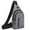 🍒 Gray_Hot#3385, variant on Crossbody Backpack With Headphone Hole Multi Pocket Sling Bag for Hiking Travel and Daily Use