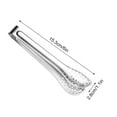 thumbnail image 3 of Lilixerw Stainless Steel Kitchen Tongs Salad Tongs BBQ Tongs Heavy Duty Serving Food Tongs for Frying,Cooking,Clipping Toast Bread,Grilling,Buffet Serving,Pastry,Sandwich,Ice,Barbecue, 3 of 7