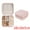 Sakura Pink, variant on Unique Bargains Travel Jewelry Box Portable PU Leather Jewelry Case Birthday Gifts Pink