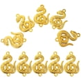 thumbnail image 4 of 10 colgantes de serpiente para llavero, dijes del zodiaco, dijes de serpiente para hacer joyas, 4 of 8