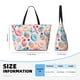 thumbnail image 4 of Fotbe Cupcakes and Donuts Bolsa de Viaje para Playa - Resistente al Agua, Bolsa Tote de Gran Capacidad y Ligera con 7 Bolsillos para Mujeres y Hombres, 4 of 7