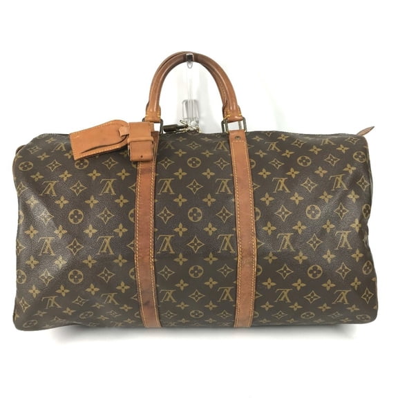 Pre-Owned LOUIS VUITTON M4142 Monogram Keepall 50 Travel Bag Handbag Boston Canvas Men's...
