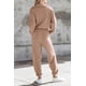 thumbnail image 2 of Conjunto Deportivo PRETTYGARDEN para Mujer 2 Piezas con Cierre, Suéter y Pantalón en Caqui Talle S, 2 of 7