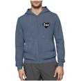 thumbnail image 4 of Txeol Navy Zip Up Hoodies for Men Dialysis Sweatshirts with Arm Zipper Lightweight Hemodialysis Sweatshirt Jacket with Pockets,S, 4 of 7
