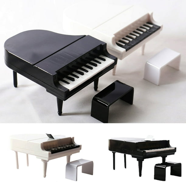 shenmeida Piano, 1:12 Miniature Plastic Simulation Upright with Stool for Ornaments Photography Accessories - Walmart.com