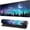 Forest Moon Sky, variant on Extended Gaming Mouse Pad, XL Large Keyboard Mouse Mat Desk Pad, Stitched Edges Mousepad, 3mm Thick Long Non-Slip Rubber Base Mice Pad, 31.5 X 11.8 Inch, Forest Moon Galaxy