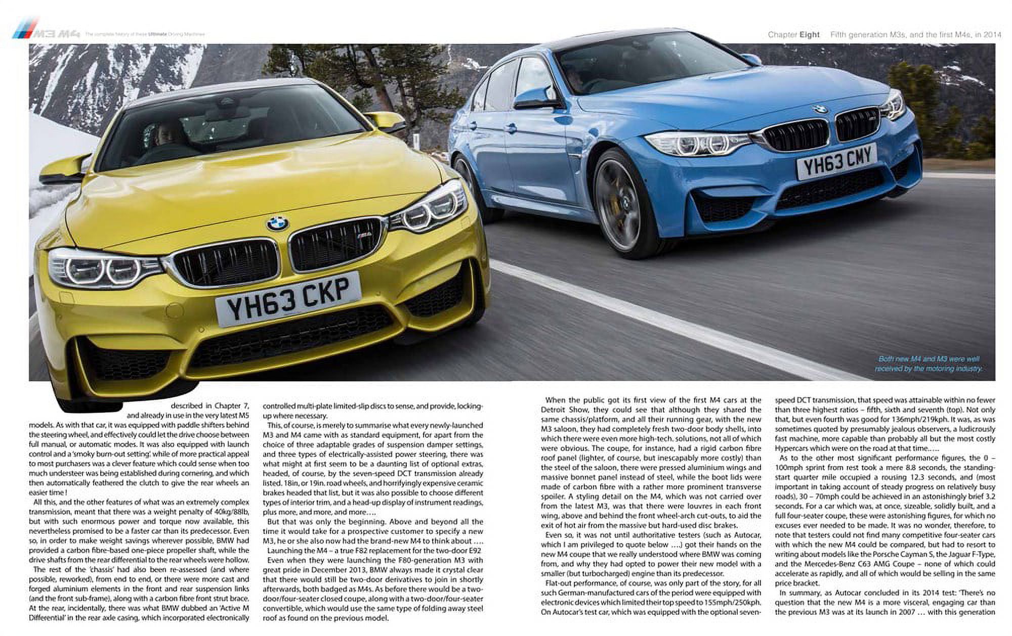 洋書(英語)「BMW M3: The complete history of～」 BMW M3 & M4: The complete history of these ultimate driving