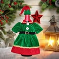 thumbnail image 6 of Christmas Wine Bottle Cover, Christmas Wine Bottle Cover Dress Clothes Set Handmade Sweater Santa Claus Snowman Reindeer Wine Bottle Covers with Hat for Xmas New Year Party Table Centerpieces Decor, 6 of 7
