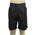 thumbnail image 7 of YLSDY Mens Casual Shorts Pleated Front Expandable Waistband Dress Shorts Lightweight Summer Beach Golf Shorts with Pocket Black XXL, 7 of 7