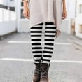 thumbnail image 6 of Women's Halloween Leggings Stretchy Stripe Printed Legging Tights High Wasit Soft Holidays Pants 2025 Trendy, 6 of 8