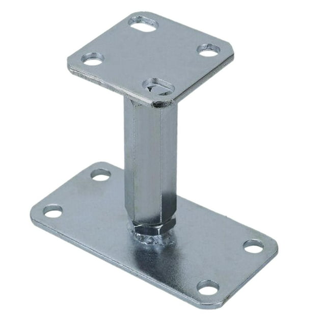 Base de poste ajustable DYNWAVEMX soporte de pérgola cuadrado 4 agujeros para terraza