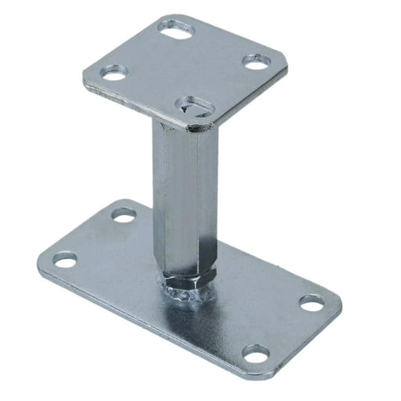 Soporte de Base elevada ajustable perfecl para poste de pérgola de hierro alta resistencia