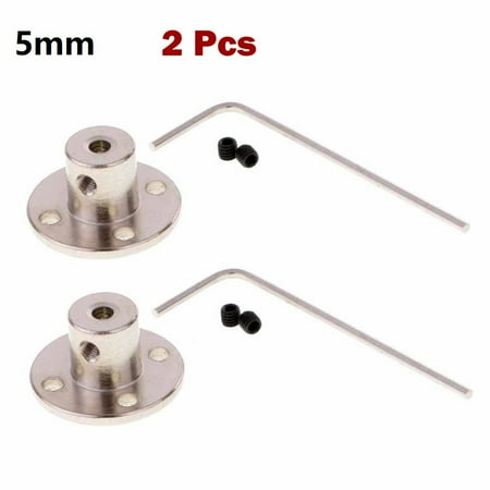 

2 Flange Rigid Shaft Coupling Coupler collar Clamp bracket Motor joint connector