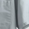 thumbnail image 6 of Jessboyy Mens Short Sleeve Dress Shirts with Pocket Button Down Work Shirts for Men Dressy Casual Wedding Party Semi Formal Shirt Summer Tops Gray XXL, 6 of 9