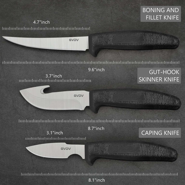 GVDV Hunting Knife Set, Field Dressing Gear Accessories Set for