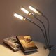 thumbnail image 5 of Luz LED E27 para cultivo de plantas de interior, 3 cabezales, 75W, lámpara USB de espectro completo, luces de plantas con cuello de cisne, luz amarilla, 5 of 13