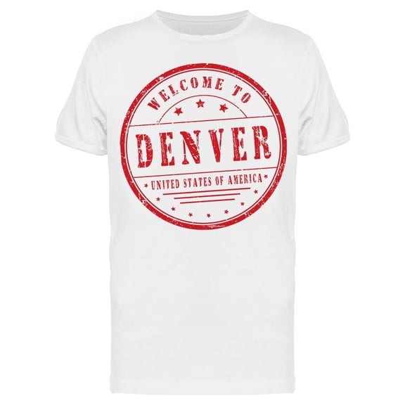 Usa Welcome Denver T-Shirt Men -Image by Shutterstock, Male 3X-Large