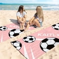 thumbnail image 2 of Personalized Beach Towel for Kids - Custom Beach Towel with Name- Soft Swimming Towel, Customized Bath/Pool/Beach Towel for Boys Girls, 2 of 8