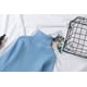 thumbnail image 3 of Suéter De Cuello Alto Para Niños Pequeños Suéter De Punto Para Bebés Suéter Suave Sólido Cálido Suéter De Ganchillo Azul Odeerbi LM103-737, 3 of 9