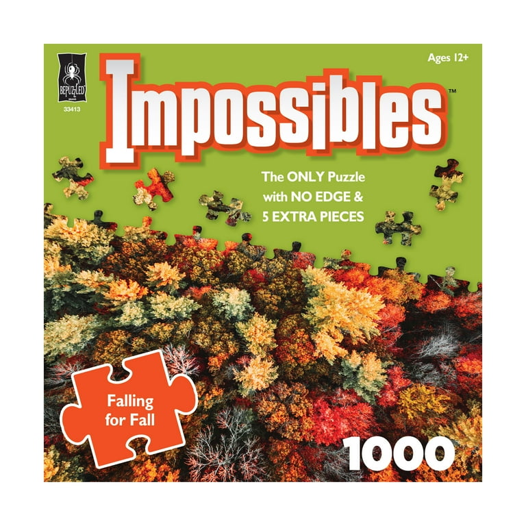 BePuzzled Impossibles Puzzle - Falling for Fall: 1000 Pcs