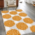 thumbnail image 4 of Rectangle Area Rug 4x6ft,Natural Abstract Flower Hydrangea Texture Washable Carpet Non-Slip Runner Accent Rugs Indoor Floor Mat for Bedroom Living Room Decor,Blossom Floral, 4 of 9